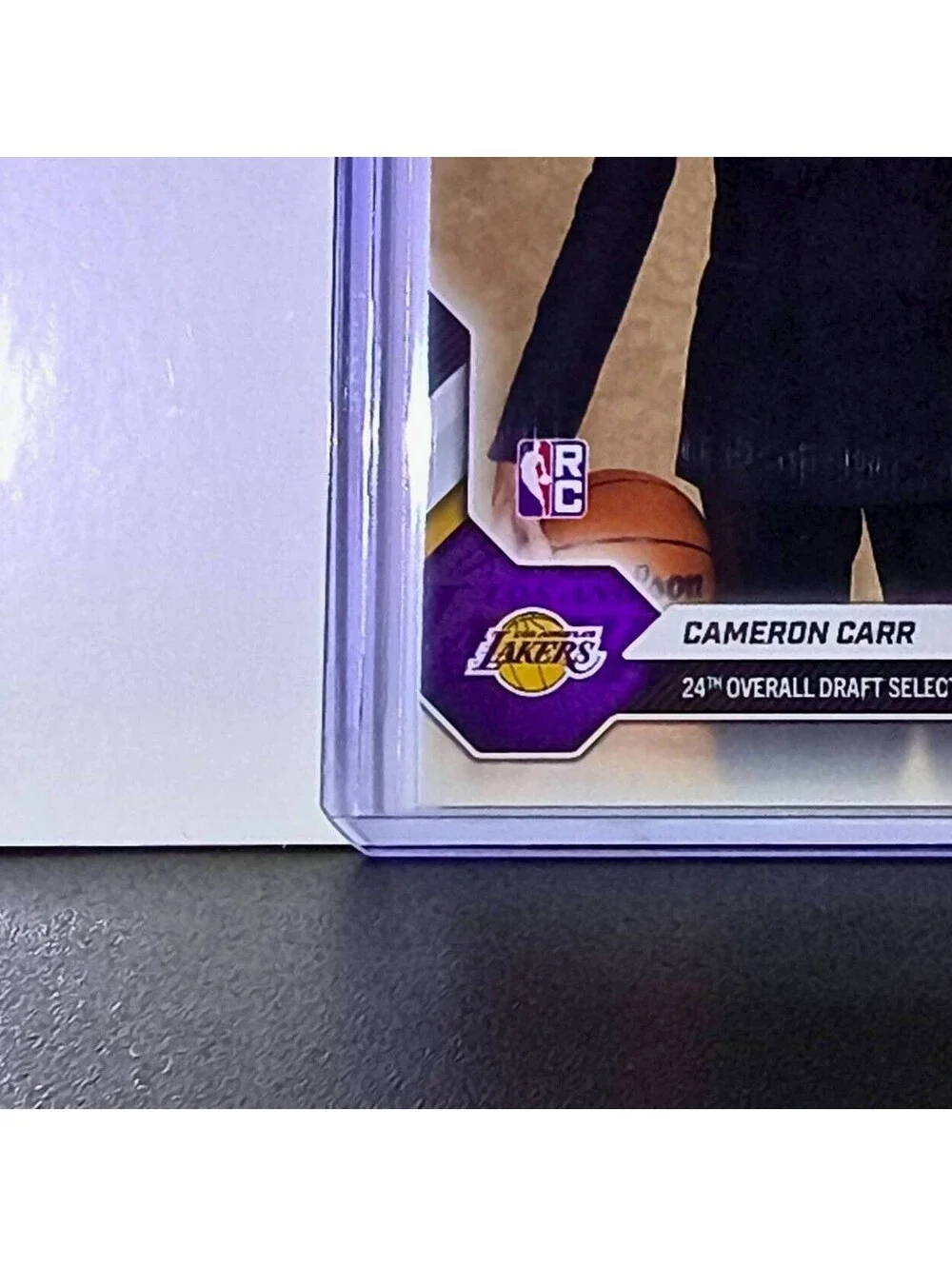 Cameron Carr Rookie 2026-27 Topps NBA Draft CCAR Card Los Angeles Lakers